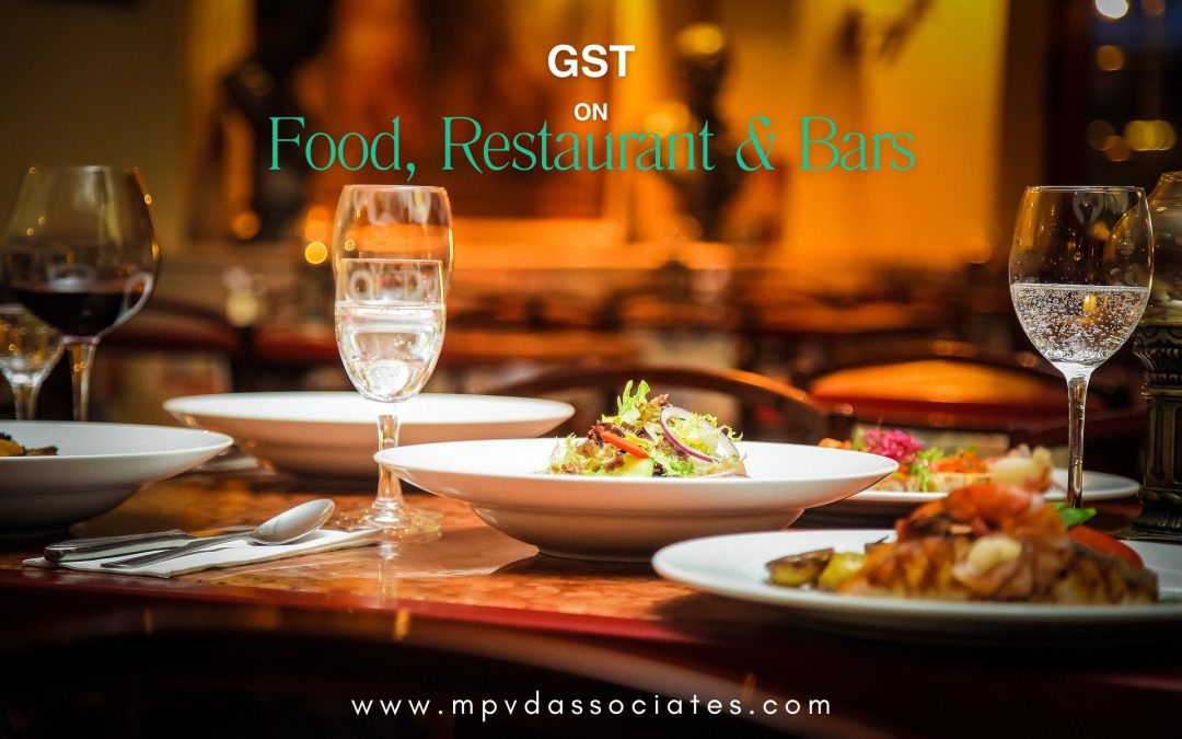 GST on Food and Restaurants & Bars